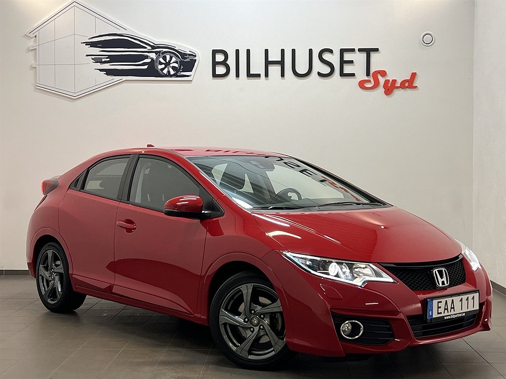 Honda Civic 1.8 i-VTEC 142hk Sport/Nyservad/Låga mil