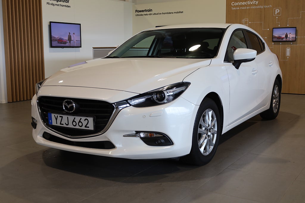 Mazda 3 Sport 2.0 SKYACTIV-G AUT M-Värme Navi Blåtand Rattvärme 2018
