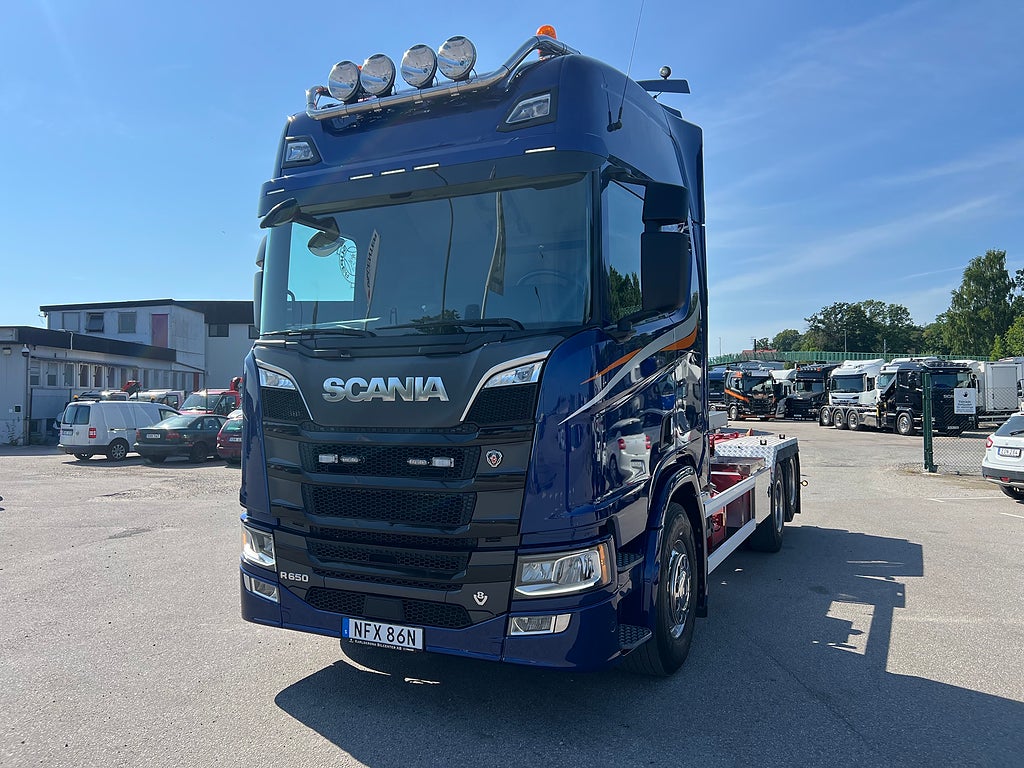 Scania R650 6x2 Lastväxlare, Euro 6