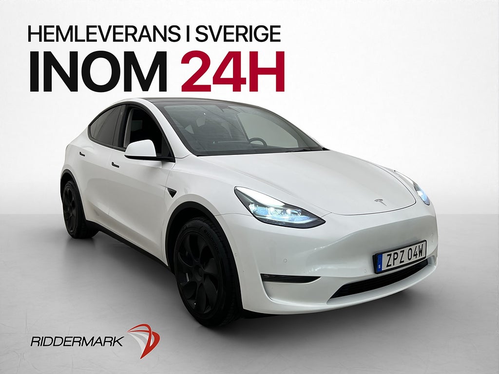 Tesla Model Y Long Range AWD 514hk Autopilot Kamera Sv-Såld