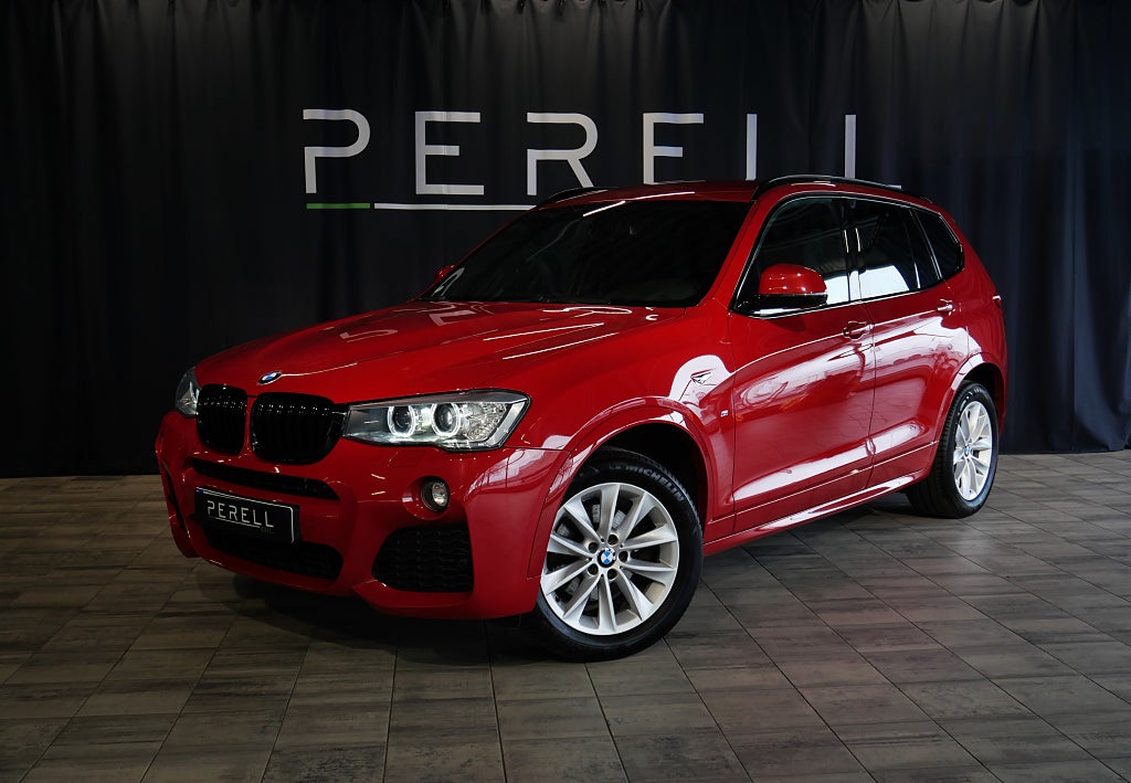 BMW X3 xDrive20d Aut 190hk M Sport /Värmare/Navi/Drag