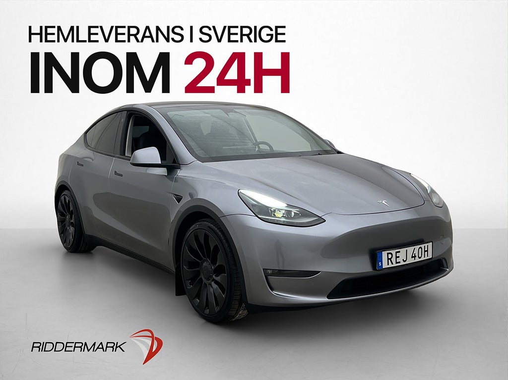 Tesla Model Y Performance Autopilot Dragkrok Svensksåld MOMS