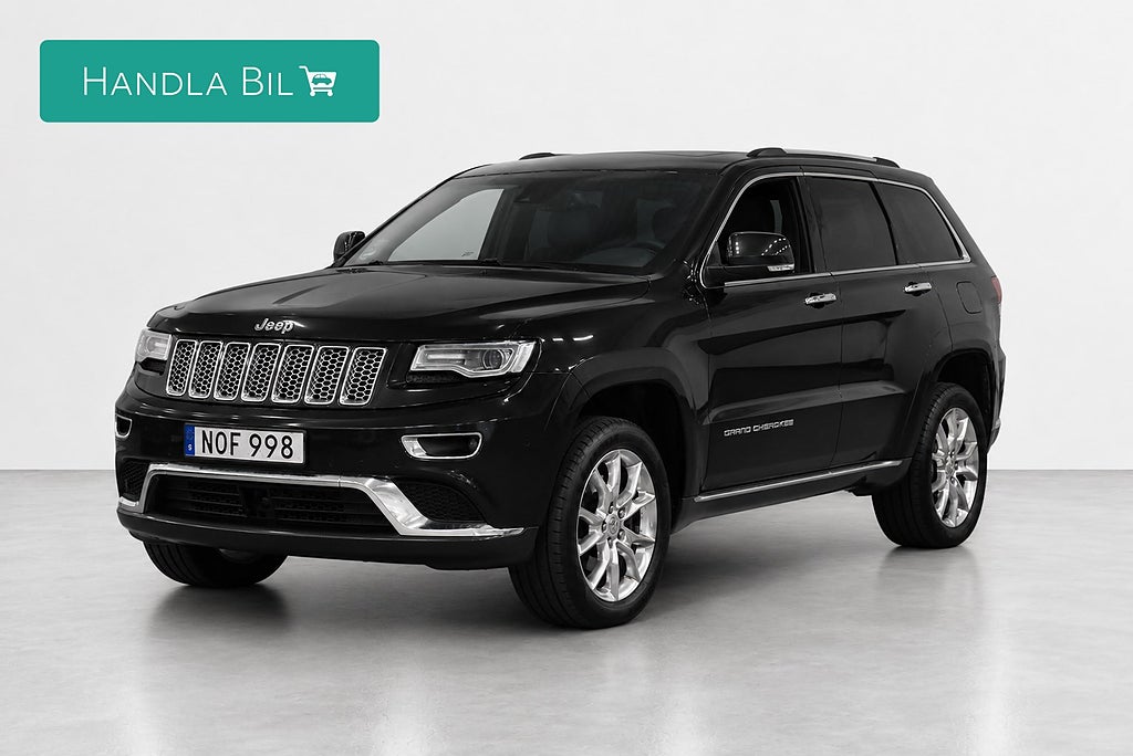 Jeep Grand Cherokee 3.0 V6 CRD 4WD Aut Drag Skinn Pano Rattv B-kam H/K AdaptivF Navi