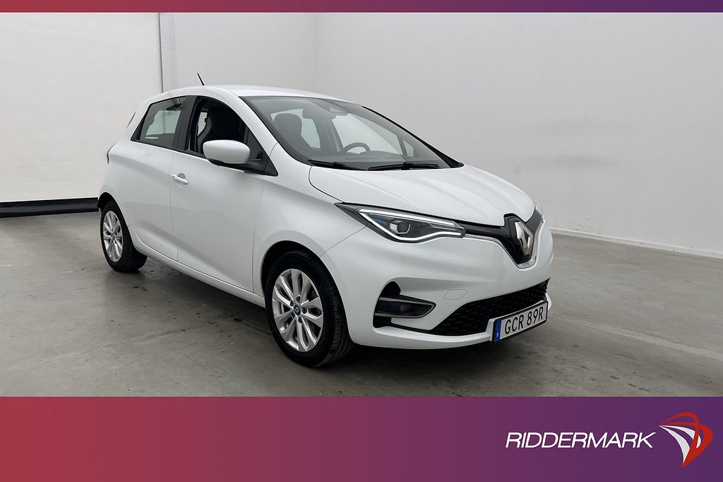 Renault Zoe R110 52 kWh 109hk Batterihyra Kamera Rattvärme