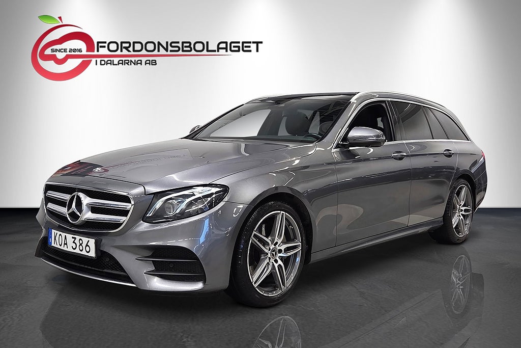 Mercedes-Benz E 200 T 4MATIC 9G-Tronic AMG Pano Drag 360° Värmare Nybes