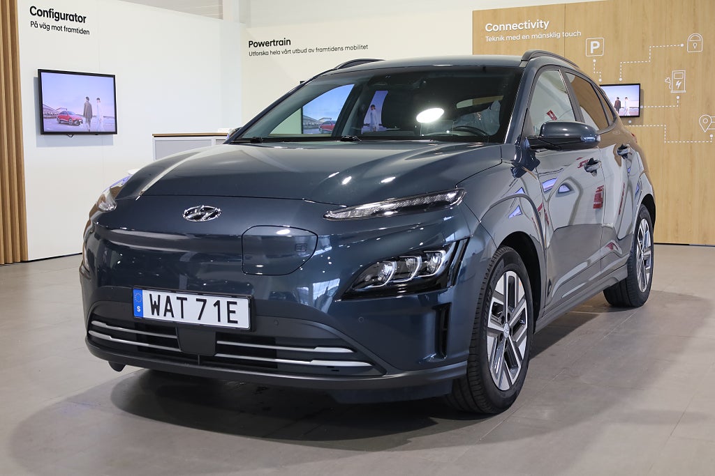 Hyundai Kona 64 kWh Advanced Navi Kamera Krell HuD Leasbar Läder 2023