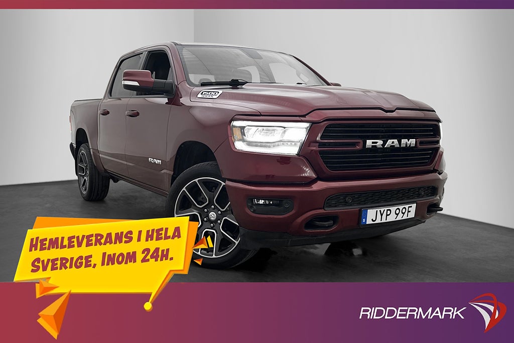 Dodge RAM BIG HORN 5.7 4x4 Drag B-Kamera Skinn Diff Moms