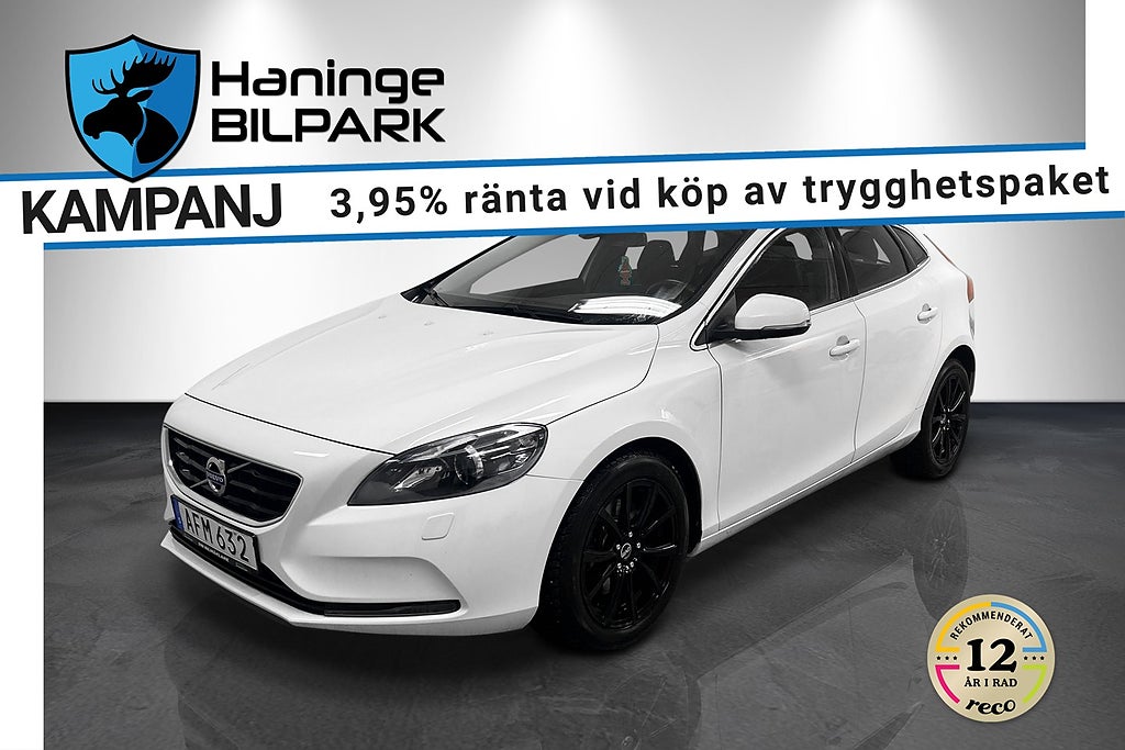 Volvo V40 D2 SUPERDEAL 3.95% /K-REM BYTT/NY BESS/NY SERV