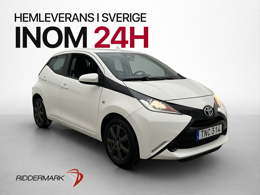 Toyota Aygo 1.0 VVT-i 69hk X-PLAY 2-Brukare Farthållare