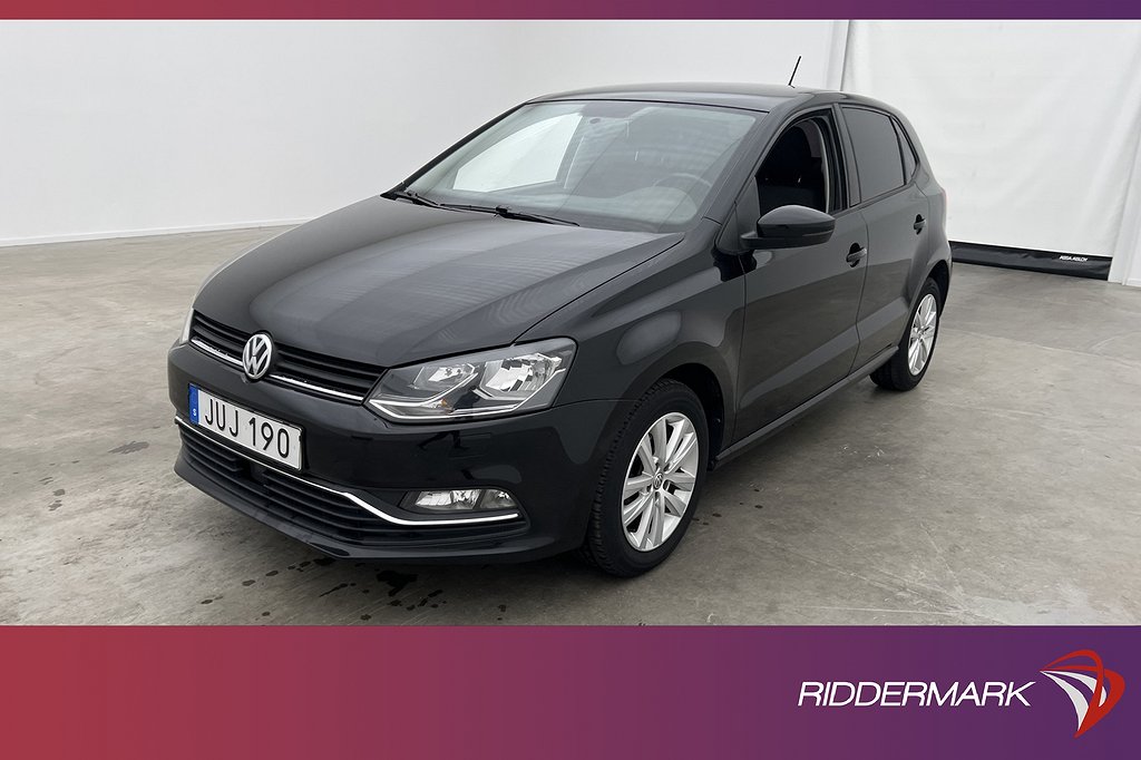 Volkswagen Polo TSI 90hk Bluetooth 0,47l/mil Låg-Årsskatt