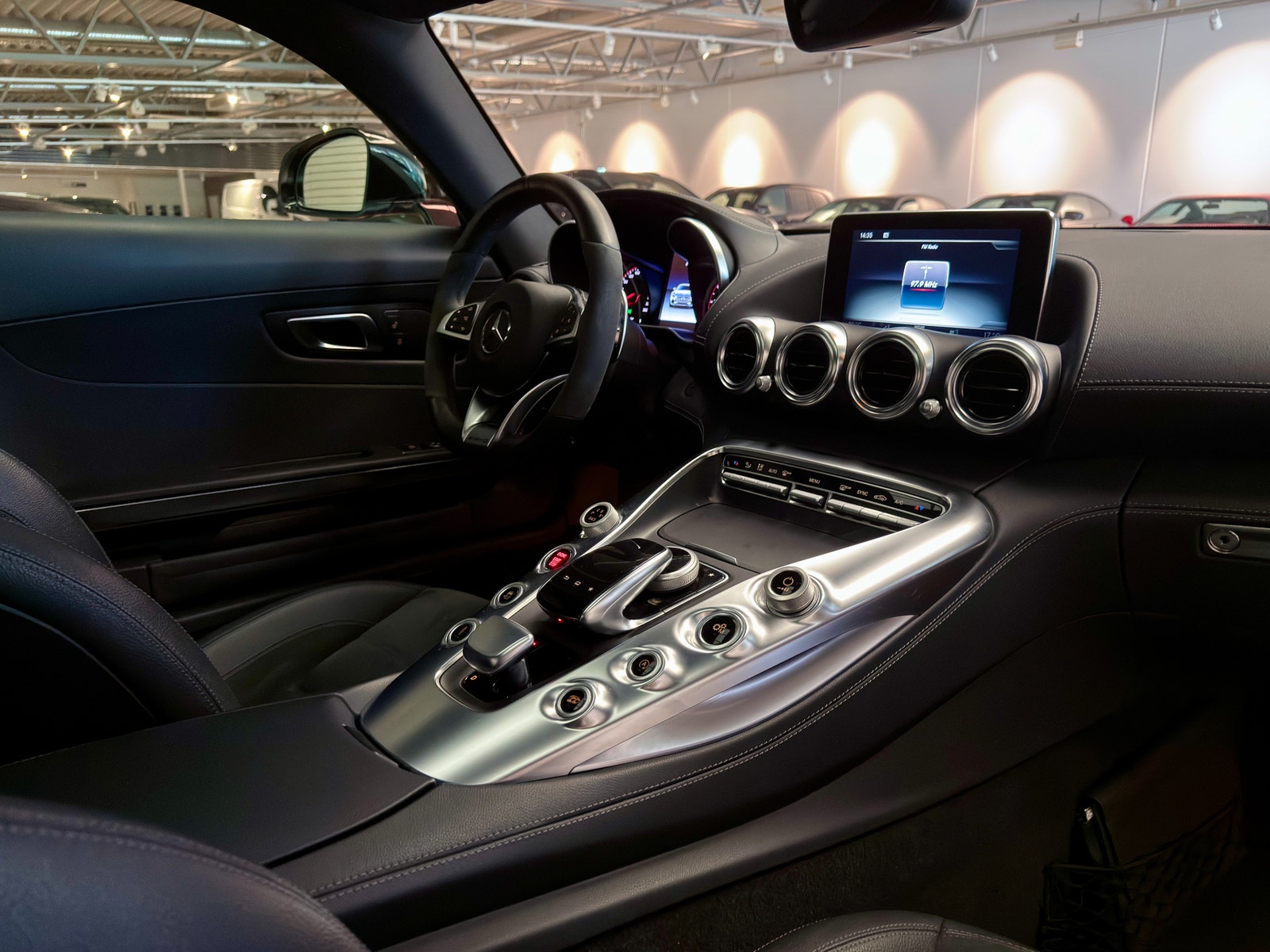 Mercedes-Benz AMG GT S 510hk AMG Aerodynamik-paket 2016 - miniatyr 16