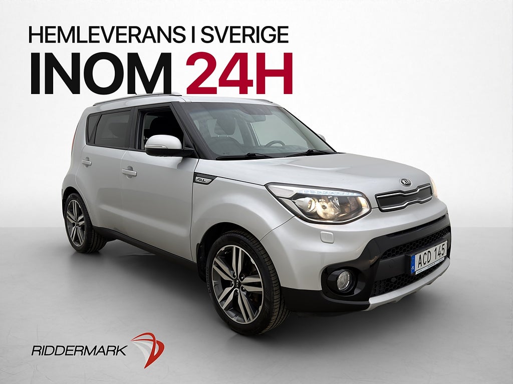 Kia Soul 132hk GLS Backkamera Navi P-sensorer Rattvärme