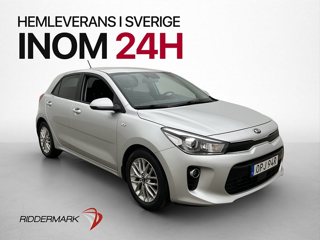 Kia Rio 1.2 CVVT 84hk Kamera CarPlay Lane Assist Rattvärme
