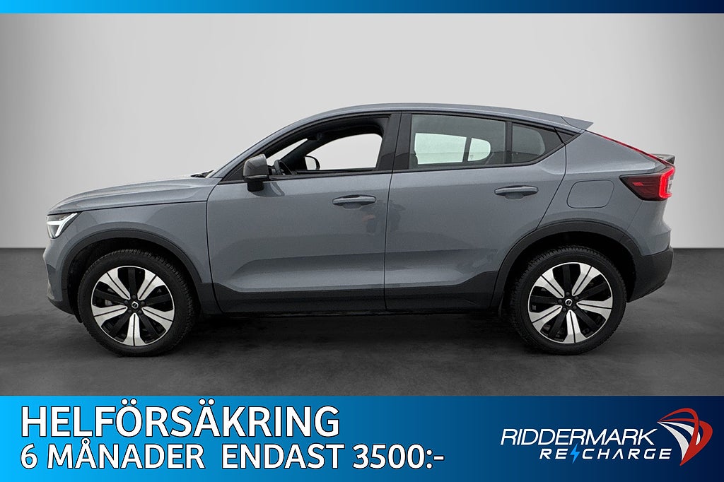 Volvo C40 Recharge 231hk Plus Pano Värmare Drag CarPlay MOMS