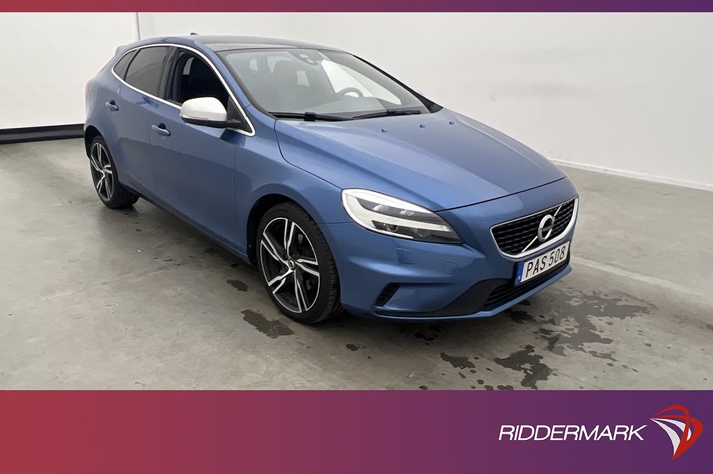 Volvo V40 D3 R-Design VOC Värmare Pano Kamera Keyless Navi