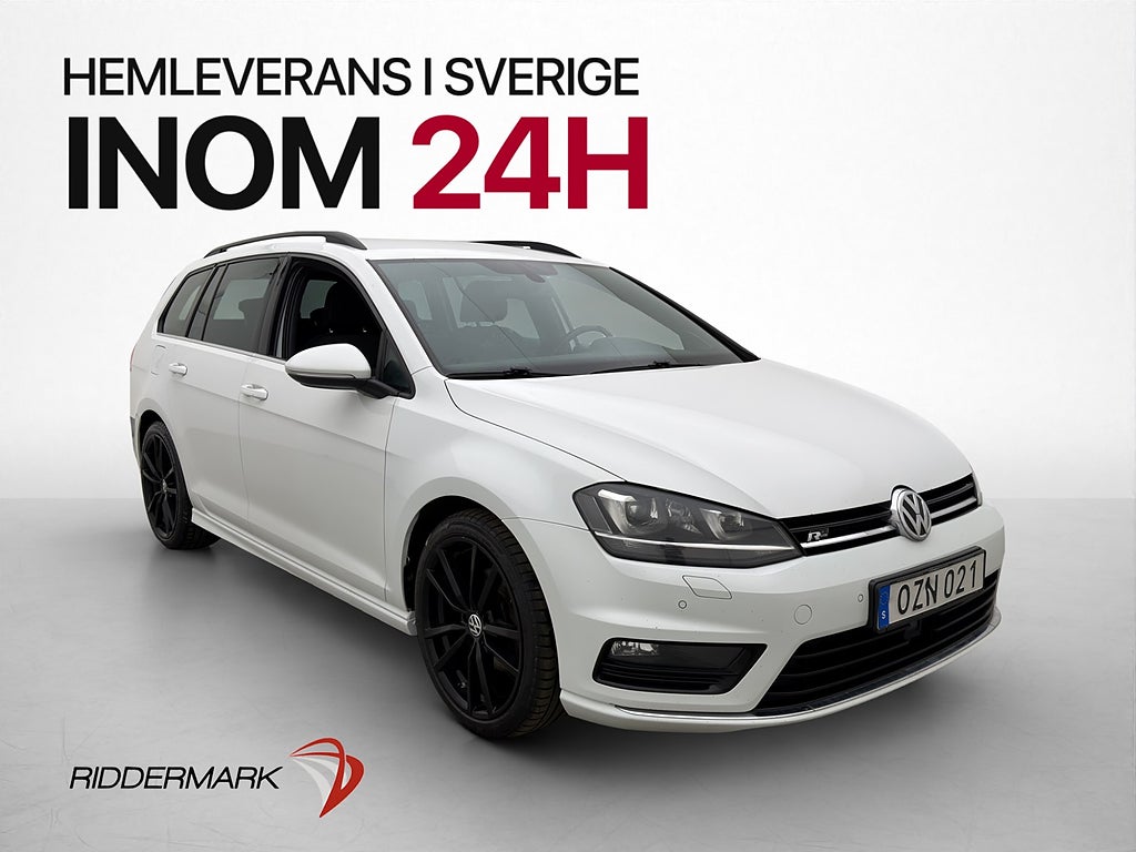 Volkswagen Golf SC 150hk R-Line Värmare CarPlay Kamera Drag