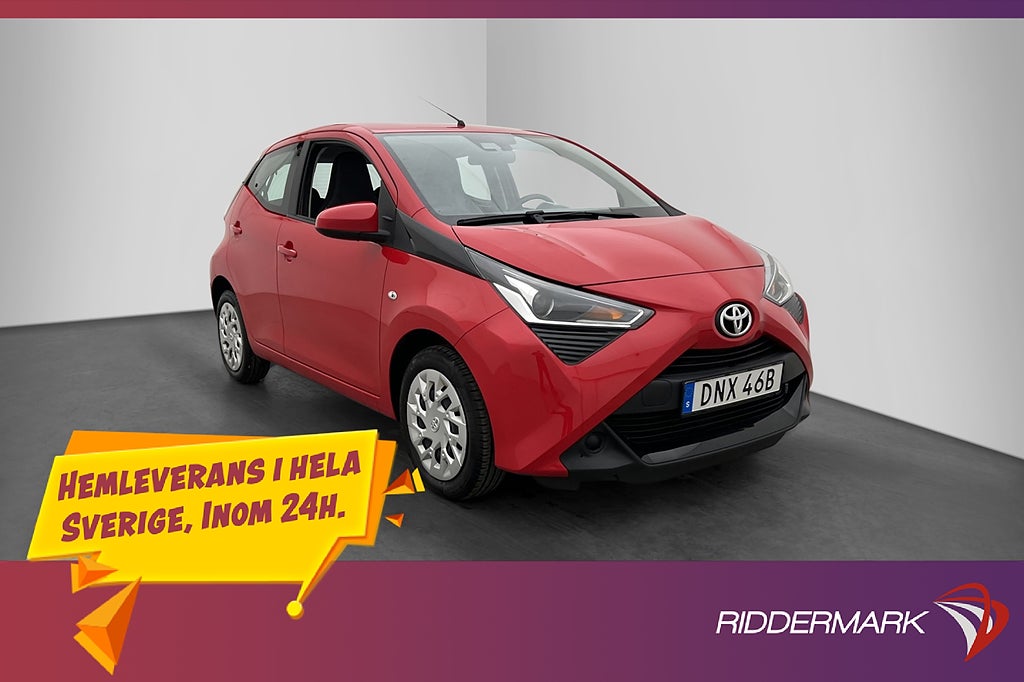 Toyota Aygo 1.0 VVT-i X-PLAY Värmare Kamera CarPlay A/C