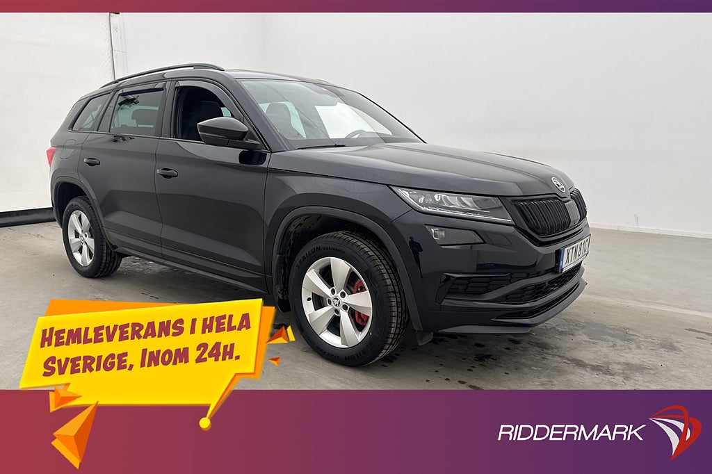 Skoda Kodiaq RS 2.0 TDI 4X4  Cockpit 7-Sits Pano Kamera