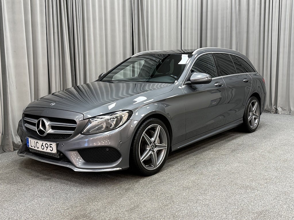 Mercedes-Benz C 220 d 170HK AMG 4Matic Kombi Aut Drag/Panorama/LED Ramp