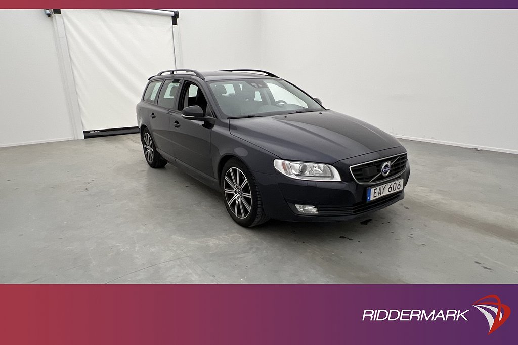 Volvo V70 D3 150hk Dynamic Edt VOC Värmare Kamera Skinn Navi