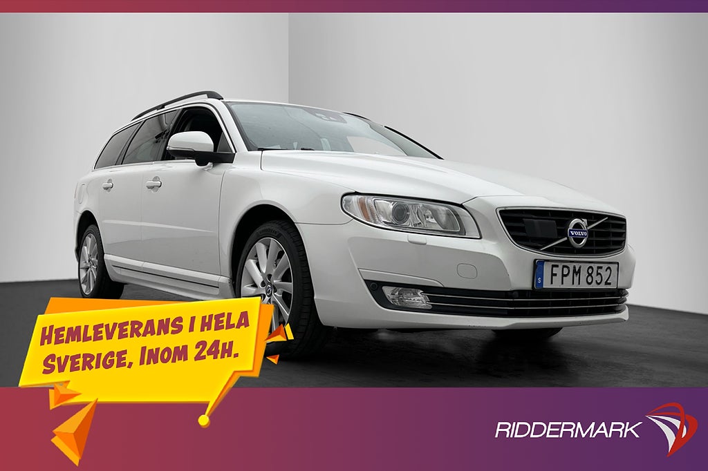 Volvo V70 D4 Momentum VOC Värmare Taklucka Rattvärme Navi