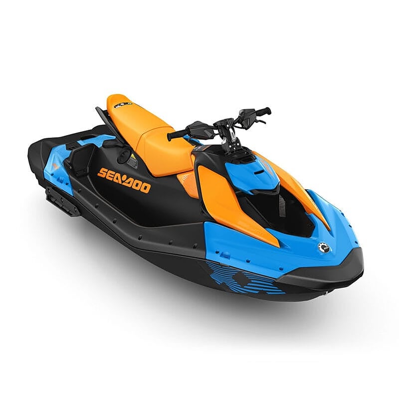 GAR Sea-Doo Spark Trixx 90 3-sits  (Gulfstream Blue/Orange Crush) le