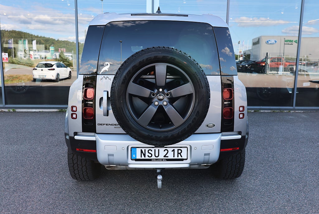Land Rover Defender P400e PHEV AWD 400HK PANO, MERIDIAN, VÄRMARE, 360°