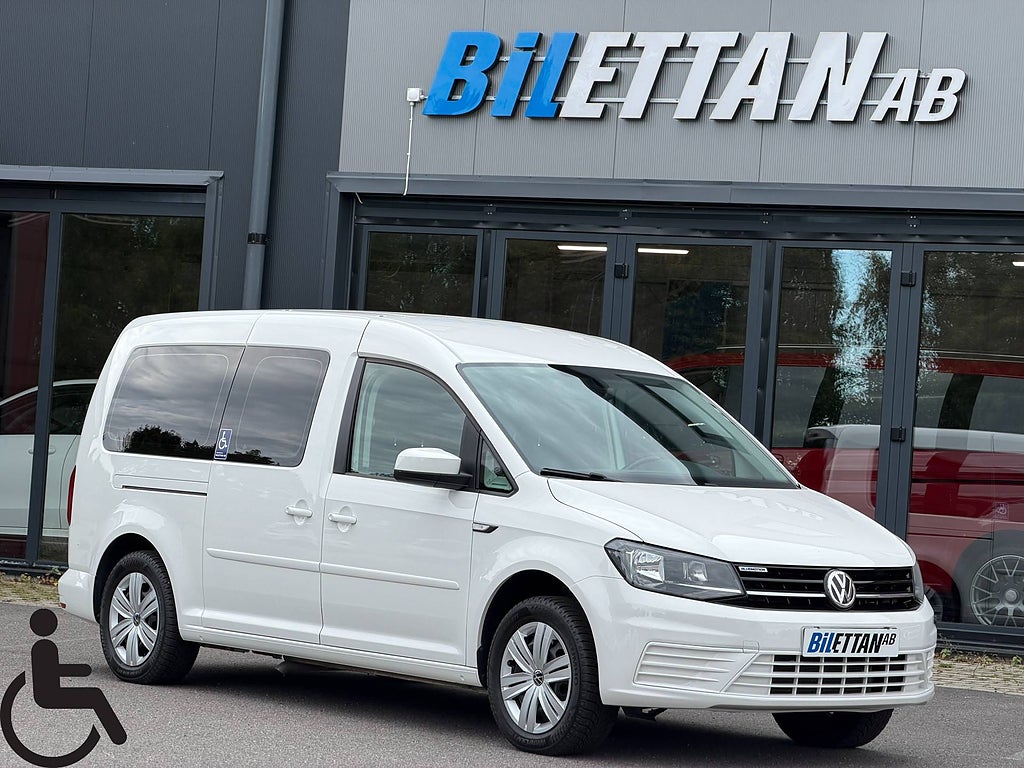 Volkswagen Caddy Maxi Life 1.4 TGI Euro 6|Handikappanpassad|Moms|Ramp