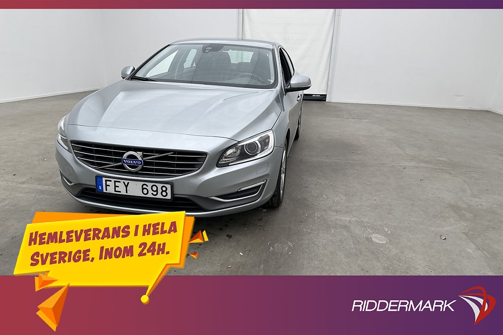 Volvo S60 D4 Summum Skinn Värmare Rattvärme P-Sensorer