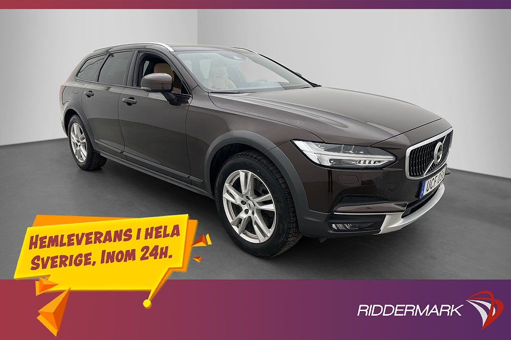 Volvo V90 Cross Country D4 190hk AWD Skinn Pano Värmare H/K