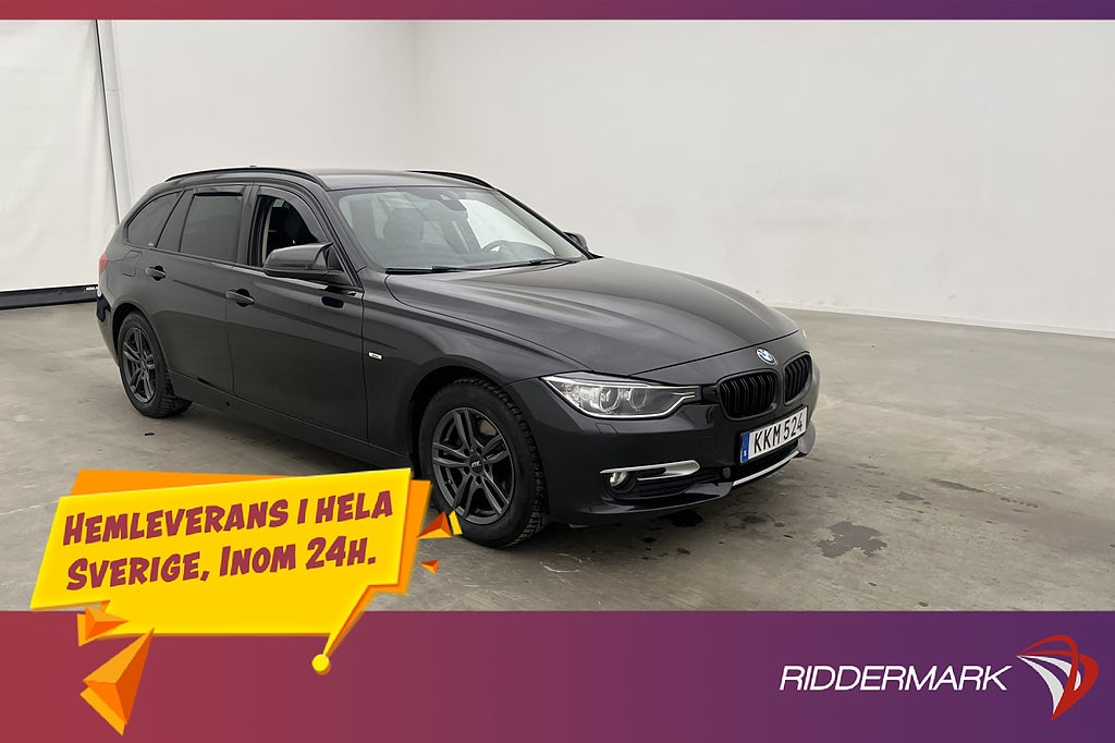 BMW 320 d xDrive 184hk Värmare HuD Kamera Drag HiFi Navi