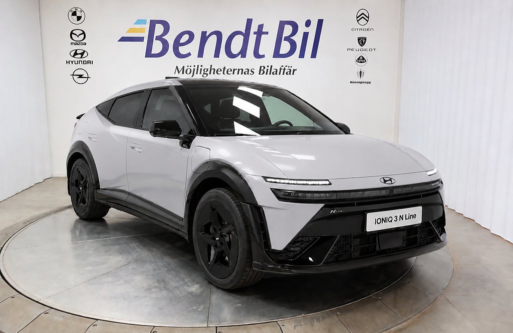 Hyundai Ioniq 3 N Line Long Range | 497 km WLTP | Glastak | Stolsminne