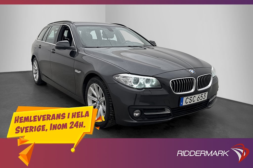 BMW 520 d xDrive 190hk Skinn Rattvärme P-Sensorer Drag
