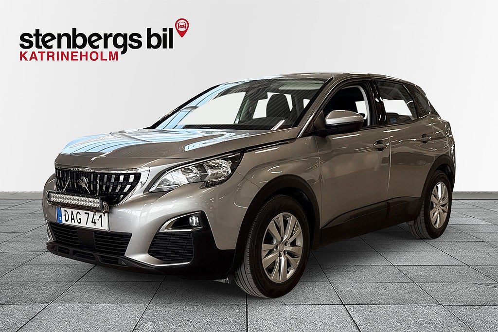 Peugeot 3008 1.2 PureTech 130 Active, Dragkrok, S+V hjul 4,99 ränta