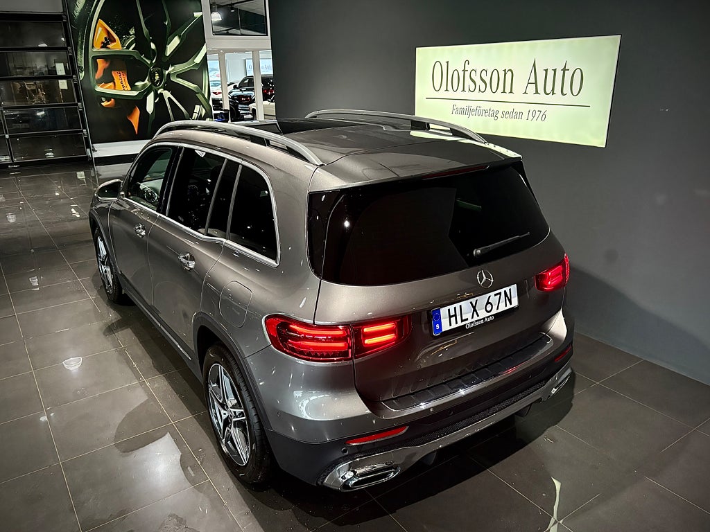Mercedes-Benz GLB 220 d 4MATIC AMG 7sits Glastak Vinterpaket Drag Elstol - bild 19
