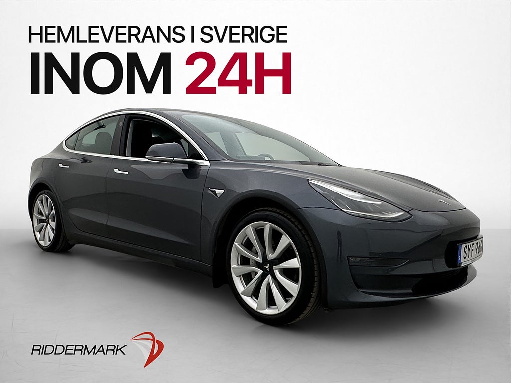 Tesla Model 3 Long Range AWD Total Självkörningsförmåga FSD