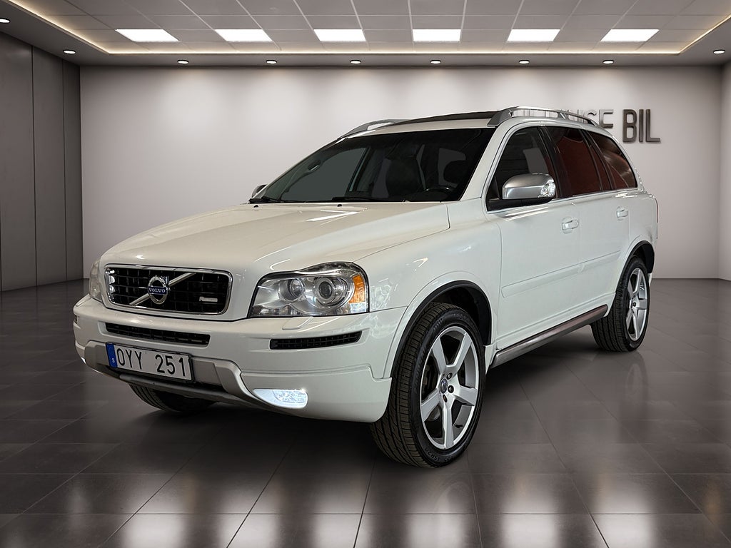 Volvo XC90 D5 AWD R-Design 7-Sits Taklucka B-Kamera Drag Navi 20"