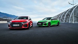 Nya Audi RS 3 Sportback och Audi RS 3 Sedan. Foto: Audi. 