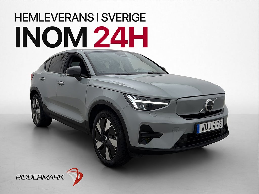 Volvo C40 SM Extended Range Panorama Värmepump Kamera Drag