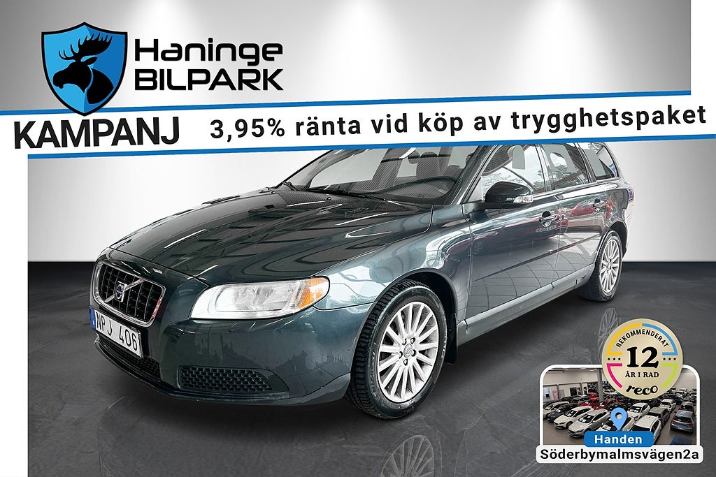 Volvo V70 2.4D 163Hk Geartronic /P-SENSOR /SUPERDEAL fr3,95%