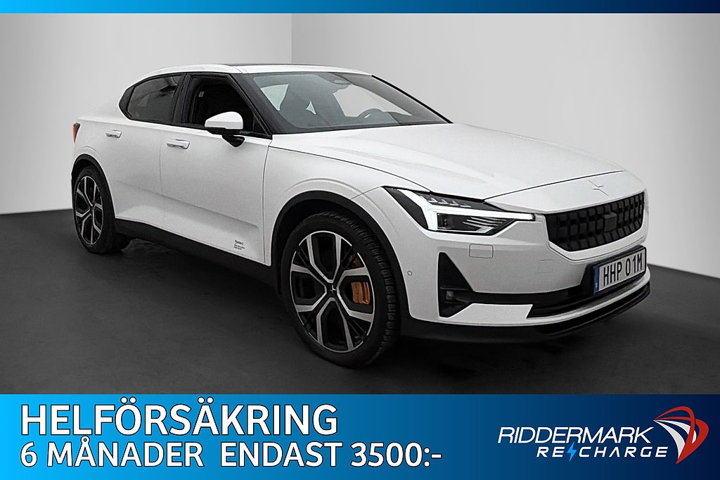 Polestar 2 Long Range Performance Pano Värm 360° H/K Drag