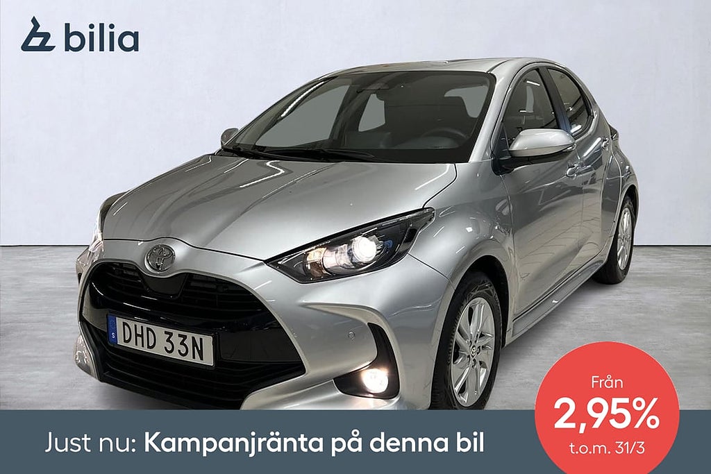 Toyota Yaris Hybrid 115 1,5 5D Active Komfort P-sensorer Ränta 2.95%