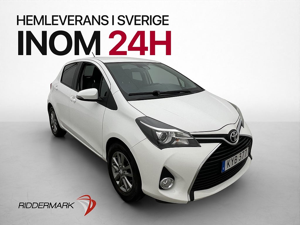 Toyota Yaris 1.33 VVT-i 99hk Active Värmare Kamera Farthåll