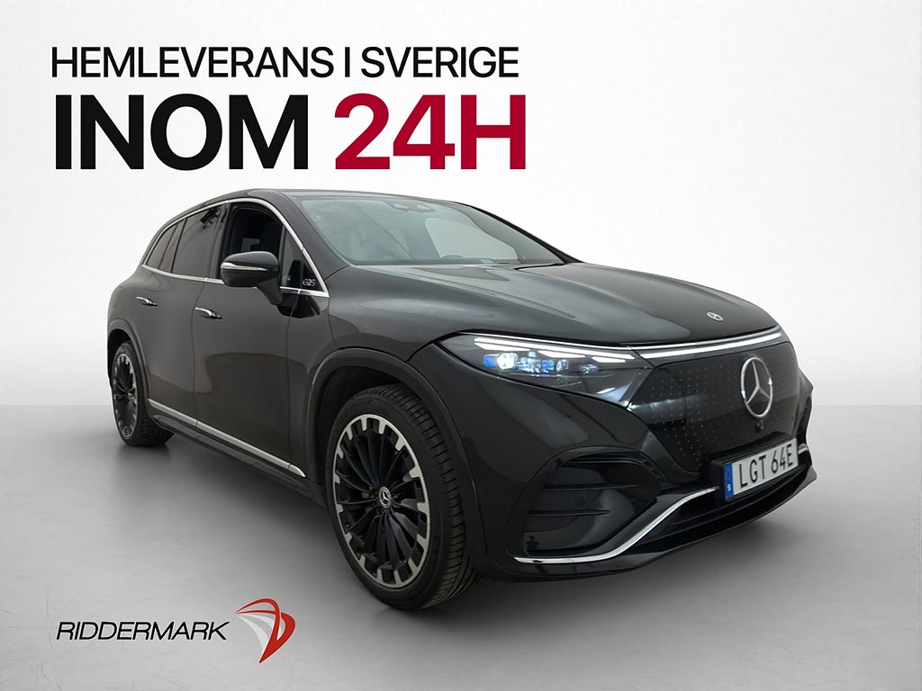 Mercedes-Benz EQS 450 AMG Pano Burmester 360° Skinn MOMS