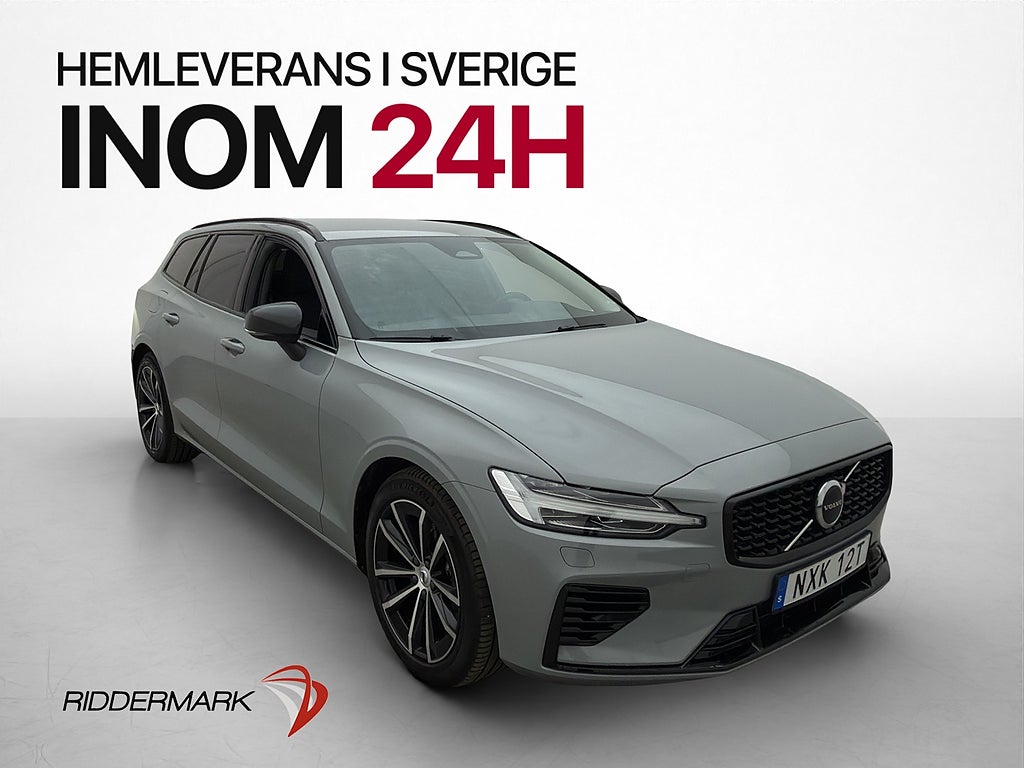 Volvo V60 T6 Recharge AWD Plus Dark Värm BLIS Kamera Navi