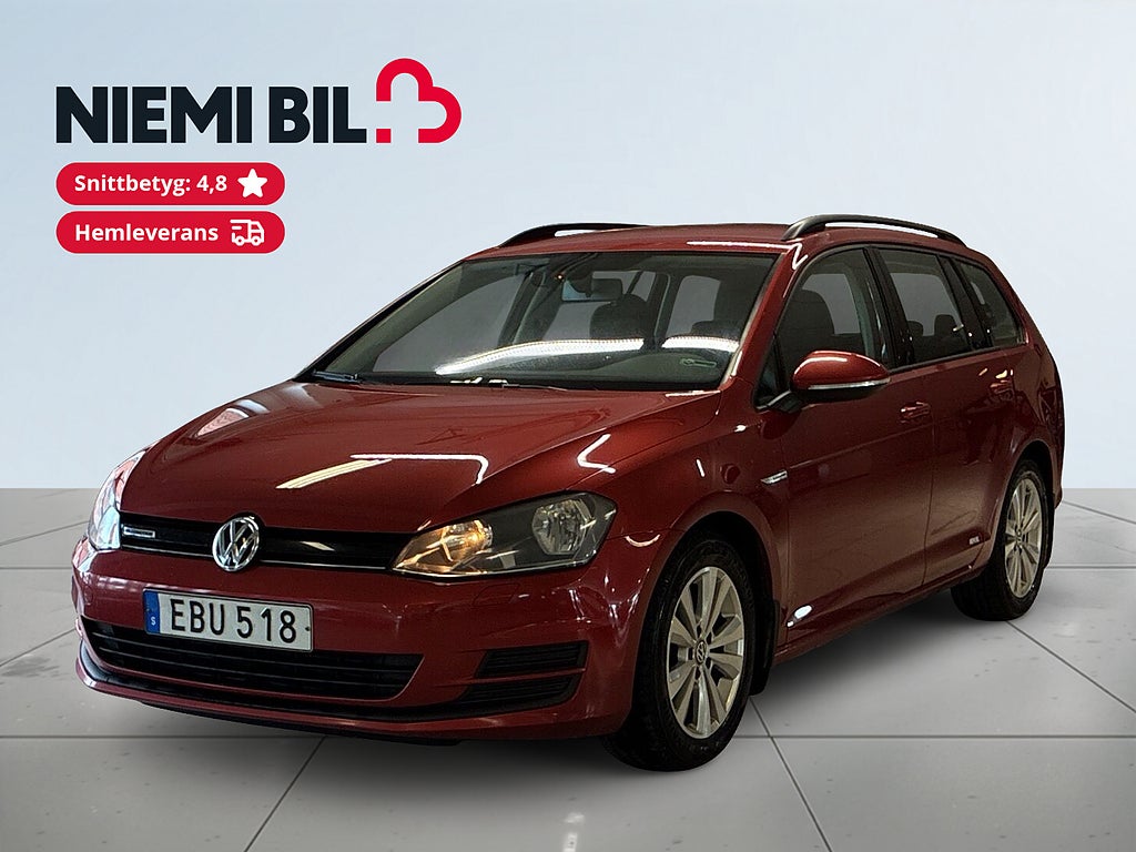 Volkswagen Golf Sportscombi 1.6TDI Full service Dragkrok Mvärm S&V-däck