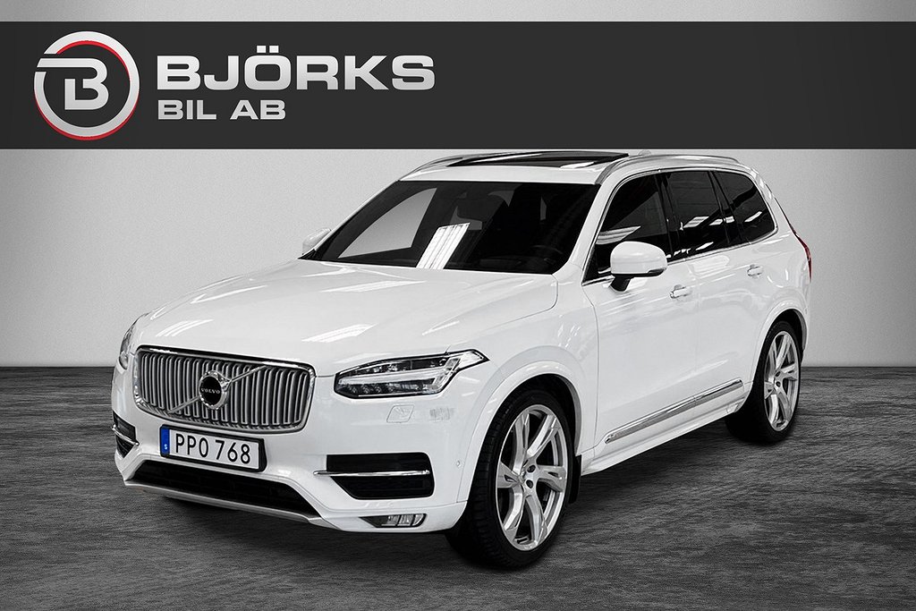 Volvo XC90 D5 AWD Inscription 7-sits B&W Panorama Se Spec 