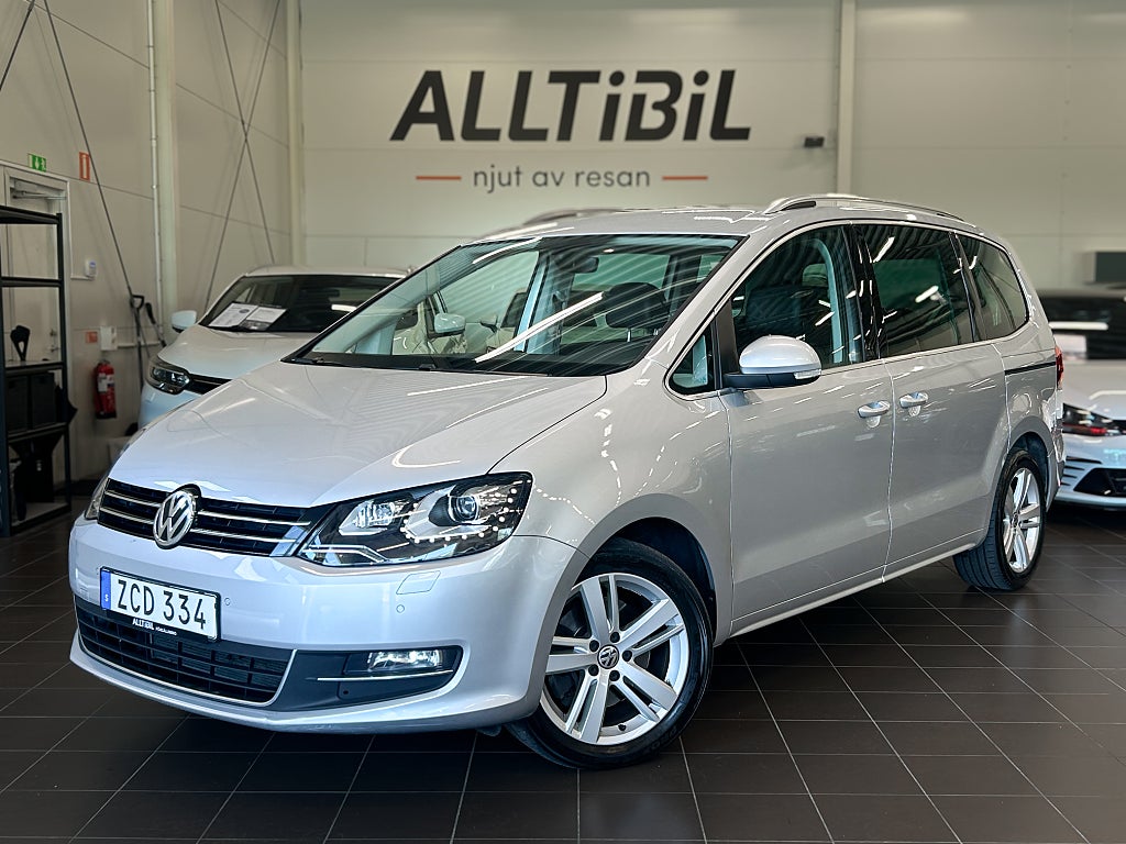 Volkswagen Sharan 7-sits 2.0 TDI DPF AUT 4M GT Kamera/Värmare/Drag