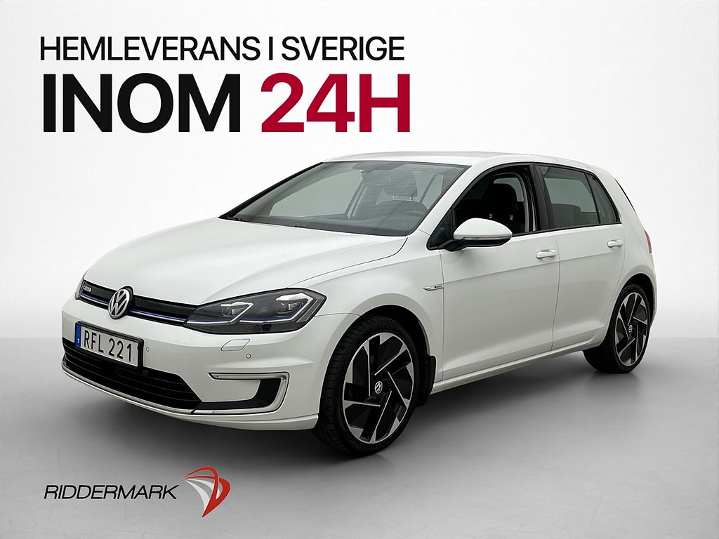 Volkswagen E-Golf 136hk Kamera Navi-Pro CarPlay Värmare