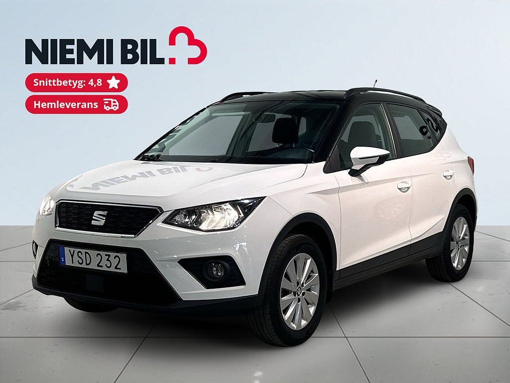 Seat Arona 1.0 TSI Style Dragkrok Motorvärmare Psens S/V-hjul